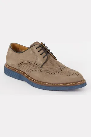 Dune Benidictus brogue van leer