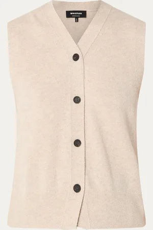 Whistles Fijngebreide gilet van wol