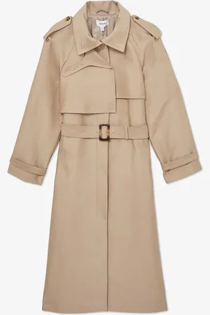 Reiss August trenchcoat met strikceintuur
