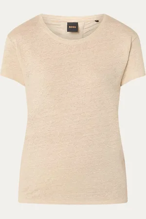 HUGO BOSS Evelina T-shirt van linnen