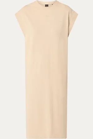 HUGO BOSS C_Edress_5 midi T-shirt jurk met split