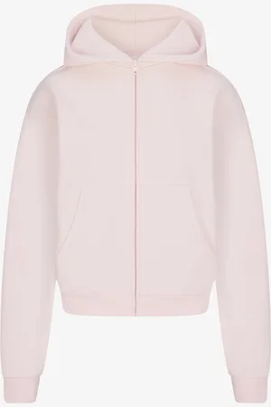 SKIMS Cotton Fleece loungevest met capuchon