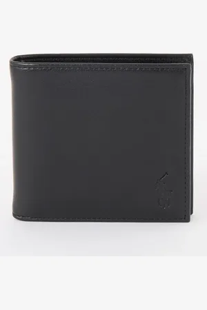 Ralph Lauren Portemonnee van leer met logo