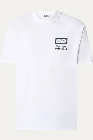 The New Originals Speaker T-shirt met logo- en backprint