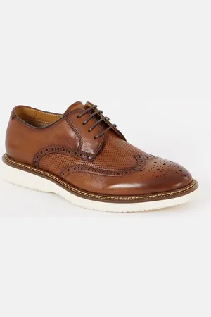 Dune Benidictus brogue van leer