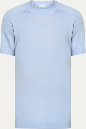 SELECTED Ray fijngebreid T-shirt van merino wol