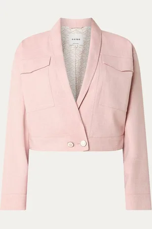 Aaiko Loisa cropped blazer met klepzakken