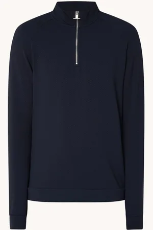 Reiss Fijngebreide pullover met halve rits
