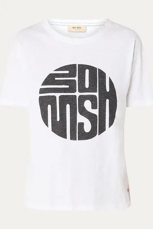 Mos Mosh MMZini T-shirt met logoprint