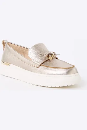 Dune Glide loafer van leer