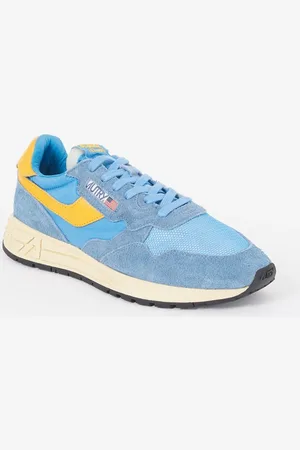 Autry Reelwind sneaker van suède met leren details
