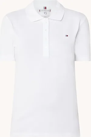 Tommy Hilfiger 1985 slim fit polo van piqué katoen met logo