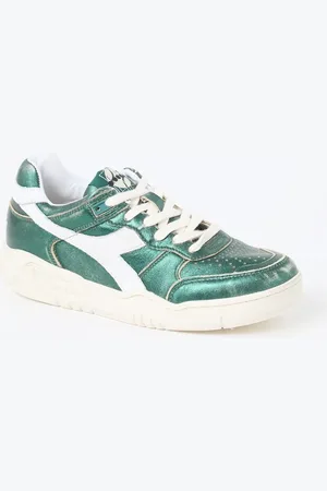 Diadora B-560 Metal sneaker met metallic finish