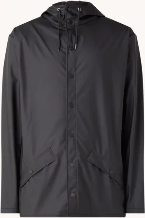 Rains Regenjas met klepzakken en capuchon
