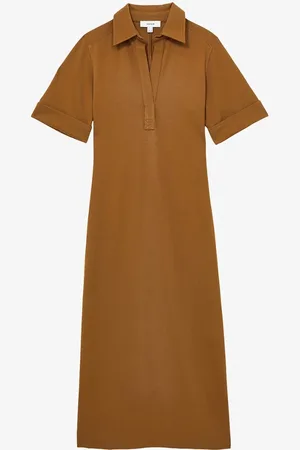 Reiss Astrid maxi jurk met plooidetail