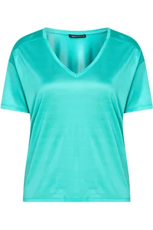 Expresso T-shirt met glanzende finish