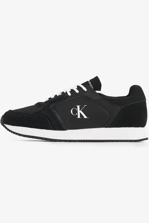 Calvin Klein Sneaker van met suède details en logo