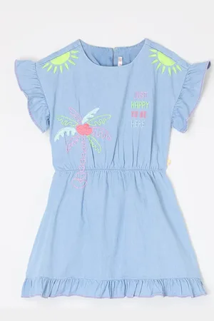Billieblush Denim jurk met borduring