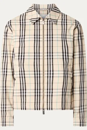 Burberry Jack met ruitdessin en steekzakken