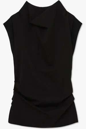 Reiss Cobi mouwloze top met watervalhals