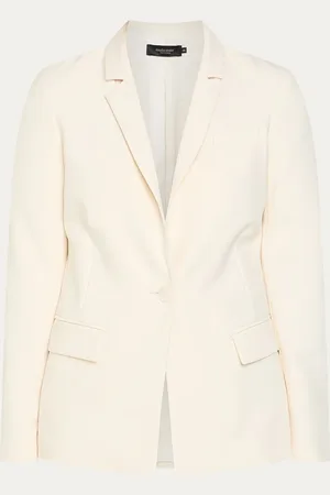 Claudia Sträter Blazer met schoudervulling en klepzakken