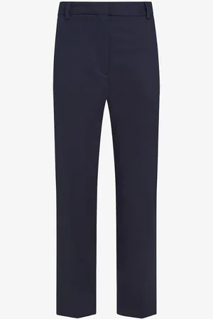 Tommy Hilfiger High waist straight fit chino in lyocellblend met steekzakken