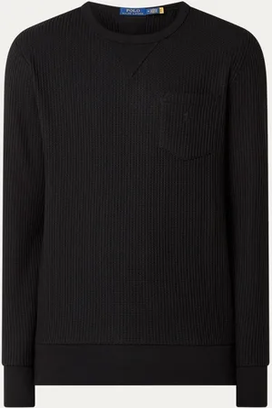 Ralph Lauren Sweater met borstzak en structuur