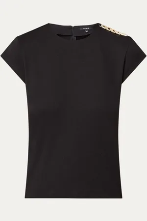 NIKKIE. Igham top met kettingdetail