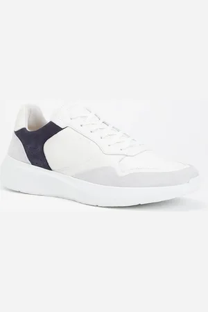 Nubikk Rocky Road Wave sneaker van leer met suède details