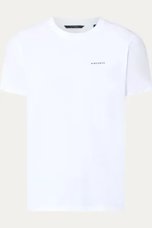 Airforce T-shirt van biologisch katoen met logo