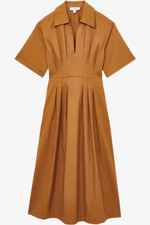 Reiss Aubrey midi tuniekjurk met V-hals