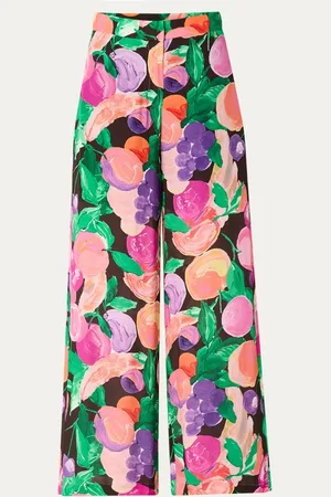 Fabienne Chapot High waist wide fit palazzo broek met print