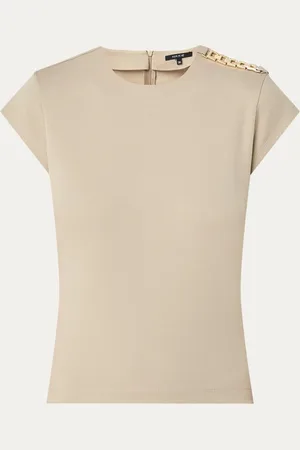 NIKKIE. Igham top met kettingdetail