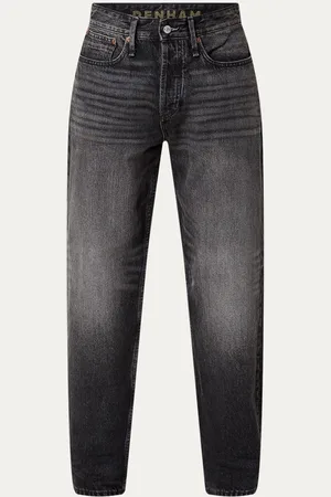 Denham Rag tapered fit jeans met gekleurde wassing