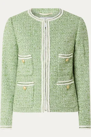 L.K. Bennett L-K-Bennett Charlie blazer met tweed-look en schoudervulling