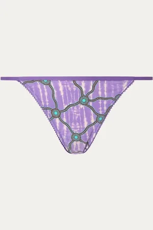 LOVE Stories Wild Rose tanga met kant en zebraprint