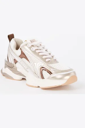 Steve Madden JSpeedster sneaker met metallic finish