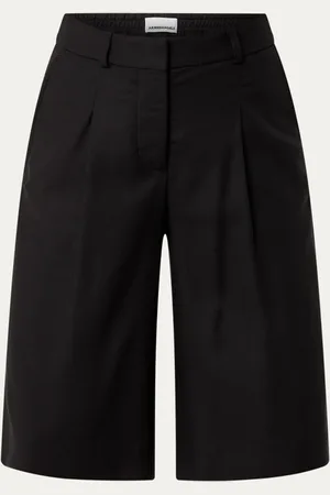 Armedangels Namaal high waist loose fit korte broek met steekzakken