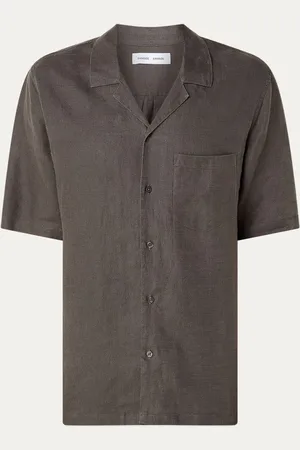Samsøe Samsøe Oscar overshirt van linnen
