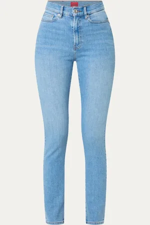 HUGO BOSS Girali high waist skinny jeans met lichte wassing
