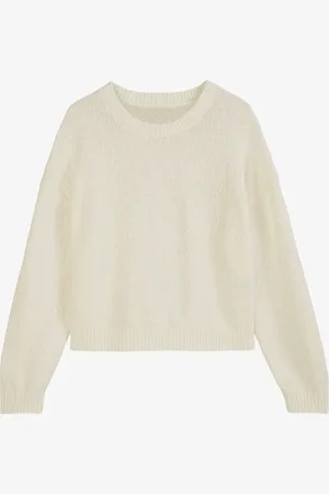 Marc O’ Polo Fijngebreide pullover met ronde hals