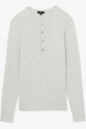 Reiss Ashwell ribgebreide Henley-trui