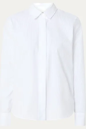 Closed Semi-transparante blouse met streepprint