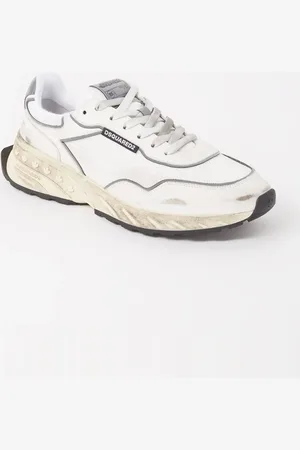 Dsquared2 Sprinter sneaker van kalfsleer met mesh details