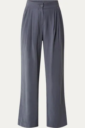 Modstrom Fanya high waist wide fit pantalon met persplooi