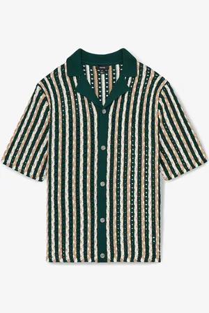 Reiss Roulette regular fit overhemd met opengewerkt dessin