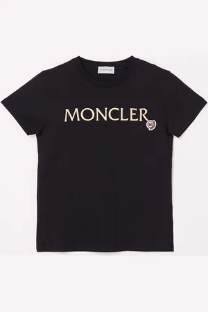 Moncler T-shirt met logoborduring