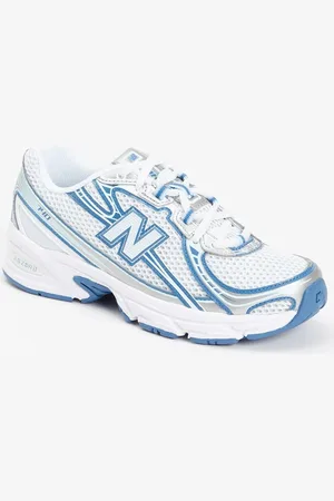 New Balance 740 sneaker van mesh met suède details