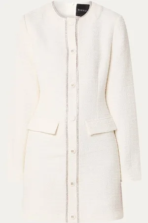 NIKKIE. Illesa mini jurk met tweed-look en strass