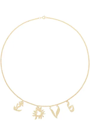 ANNA + NINA Bonfire choker verguld